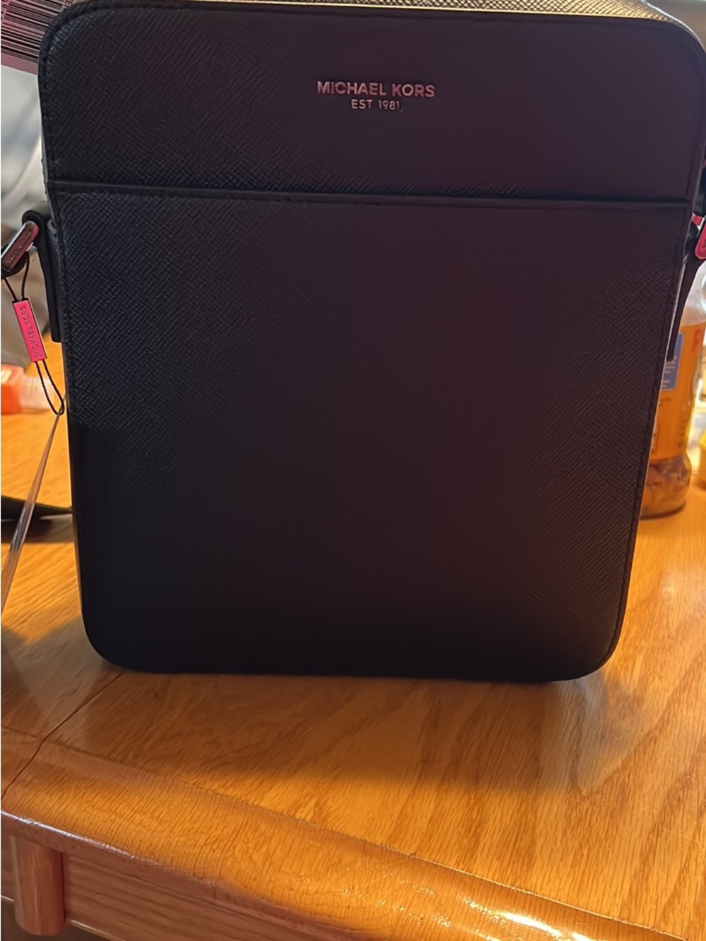 Michael Kors Black Men’s Messenger Crossbody Bag